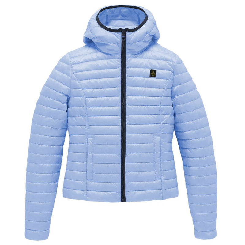 Light Blue Polyamide Women Jacket Refrigiwear