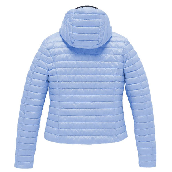 Light Blue Polyamide Women Jacket Refrigiwear