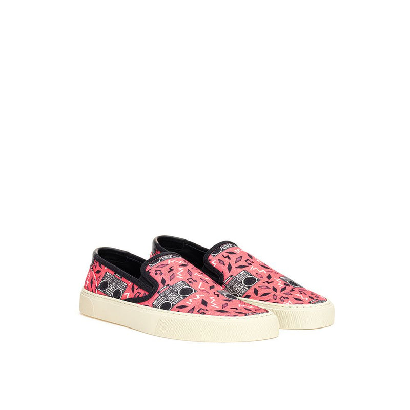 Pink Cotton Sneaker Saint Laurent