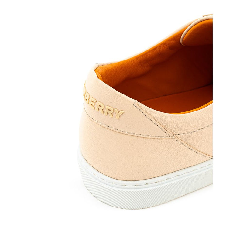 Pink Leather Sneaker Burberry