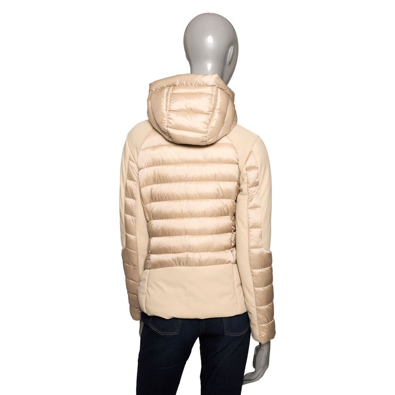 Beige Polyester Women Jacket Baldinini Trend