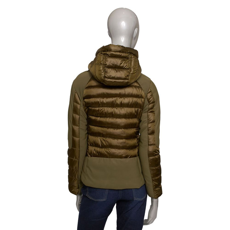 Army Polyester Women Jacket Baldinini Trend