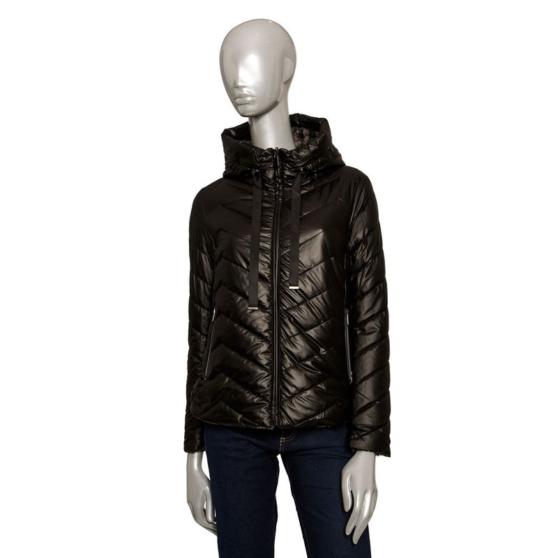 Black Polyester Women Jacket Baldinini Trend