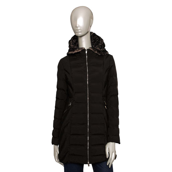 Black Polyester Women Jacket Baldinini Trend