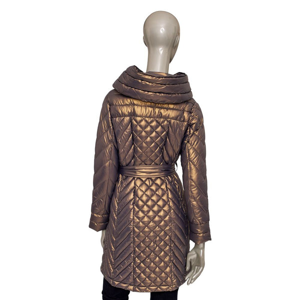 Brown Polyester Women Jacket Baldinini Trend