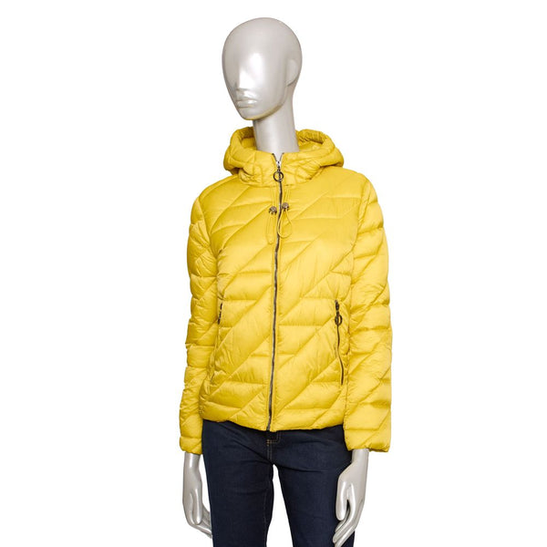 Yellow Polyester Women Jacket Baldinini Trend