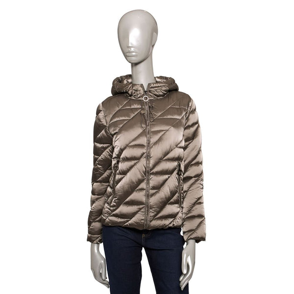 Gray Polyester Women Jacket Baldinini Trend