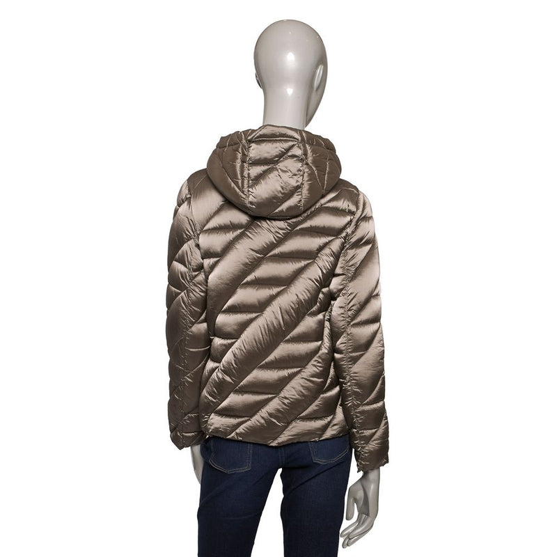 Gray Polyester Women Jacket Baldinini Trend