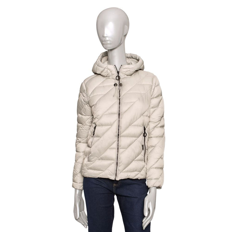 Silver Polyester Women Jacket Baldinini Trend