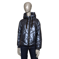 "Blue Polyester Women Jacket" Baldinini Trend