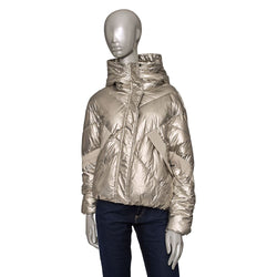 Silver Polyester Women Jacket Baldinini Trend