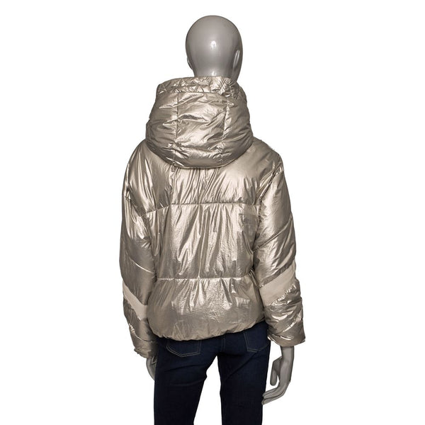 Silver Polyester Women Jacket Baldinini Trend