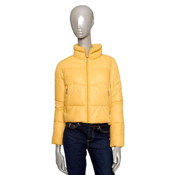 Yellow Polyester Women Jacket Baldinini Trend