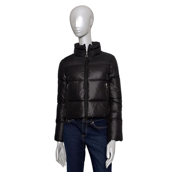 Black Polyester Women Jacket Baldinini Trend