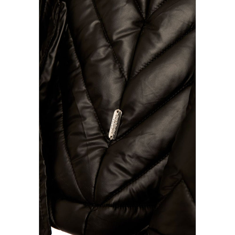 Black Polyester Women Jacket Baldinini Trend