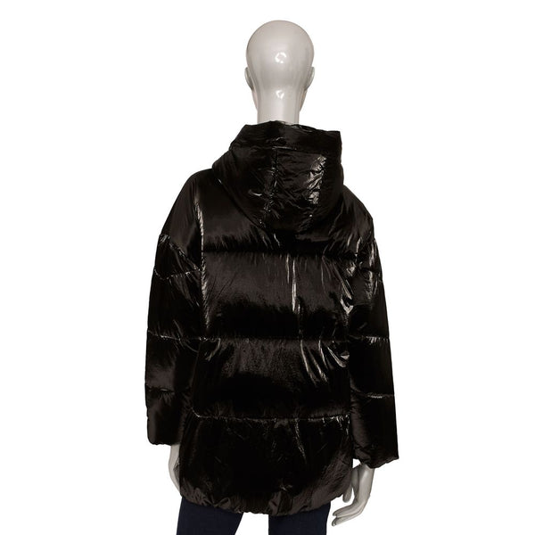 "Black Polyester Women Jacket" Baldinini Trend