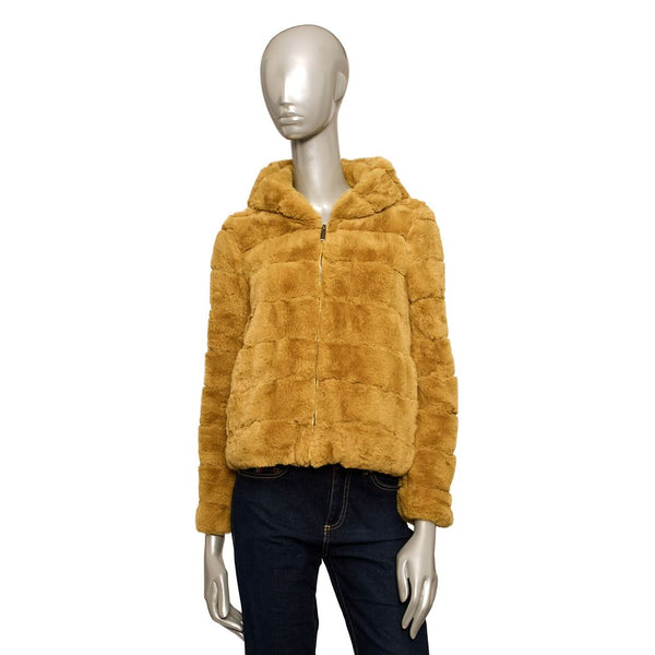 Yellow Polyester Women Jacket Baldinini Trend