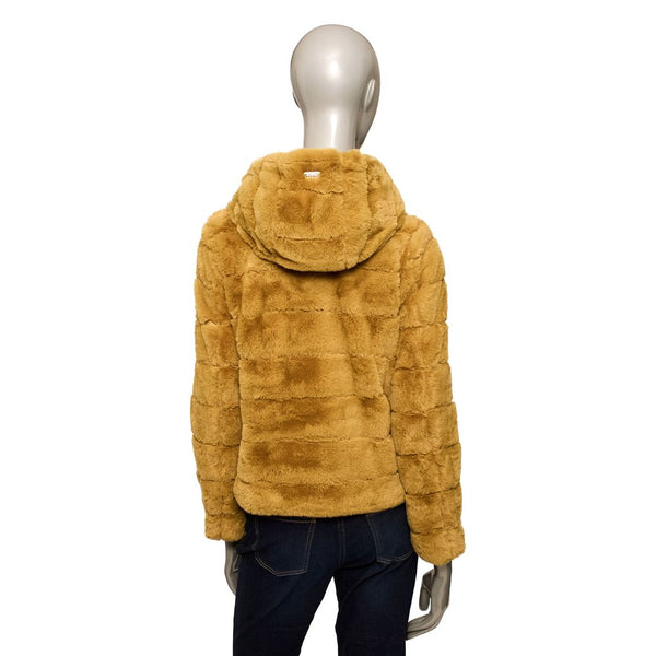 Yellow Polyester Women Jacket Baldinini Trend