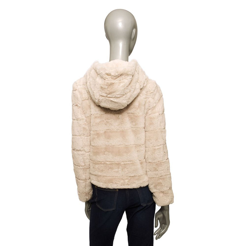 Beige Polyester Women Jacket Baldinini Trend