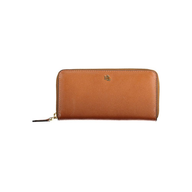 Brown Leather Wallet Ralph Lauren