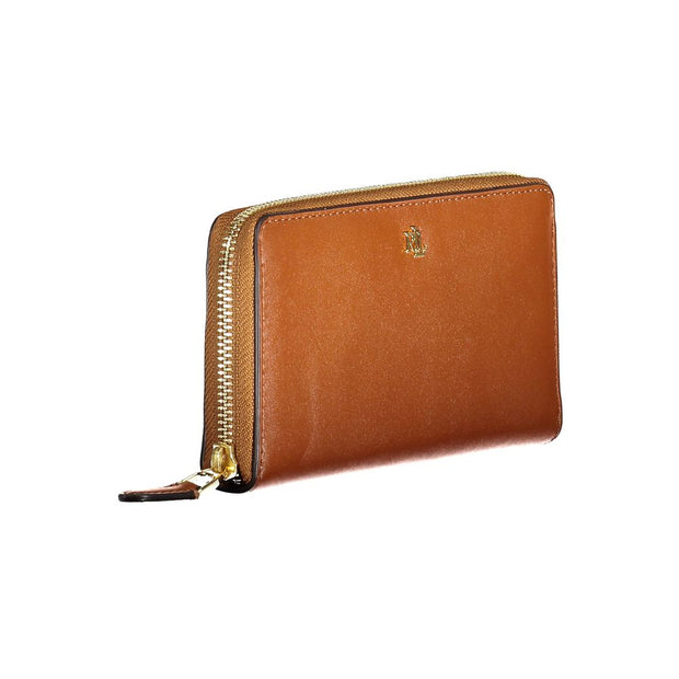 Brown Leather Wallet Ralph Lauren