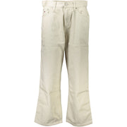 Beige Cotton Jeans & Pant Tommy Hilfiger