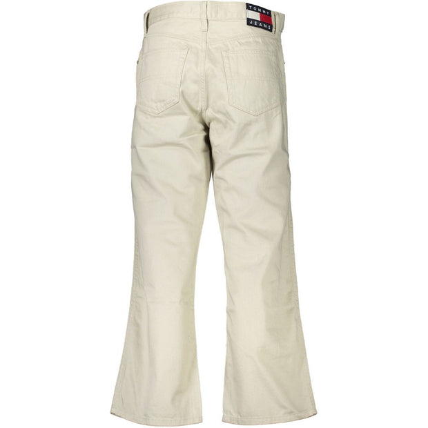 Beige Cotton Jeans & Pant Tommy Hilfiger