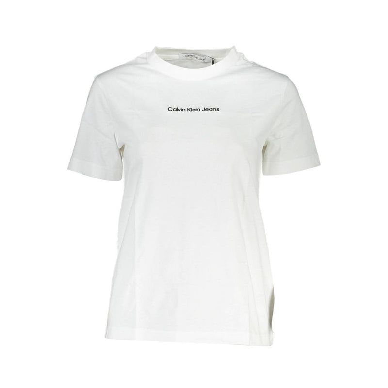 White Cotton Tops & T-Shirt Calvin Klein