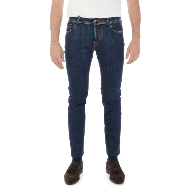 Blue Cotton Jeans & Pant Jacob Cohen