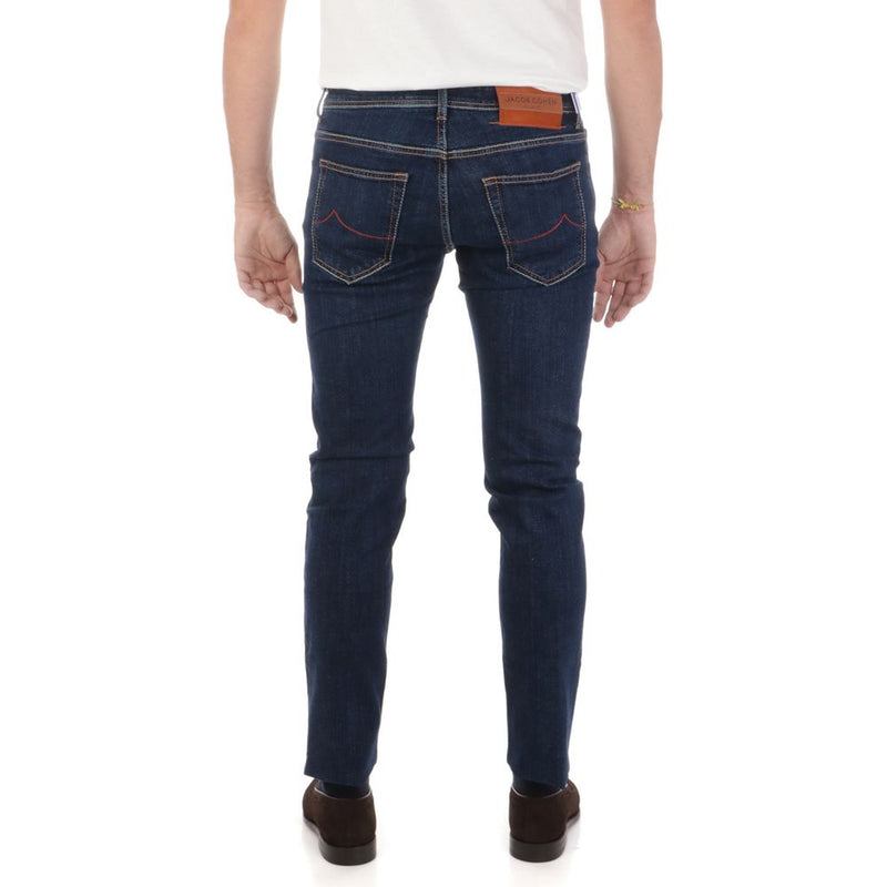 Blue Cotton Jeans & Pant Jacob Cohen