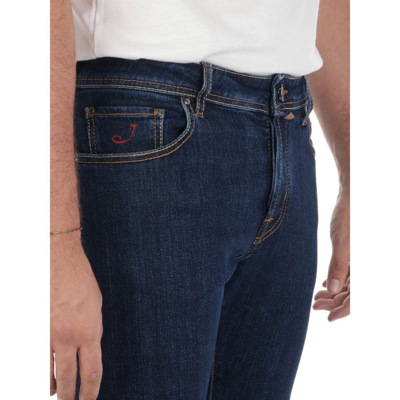 Blue Cotton Jeans & Pant Jacob Cohen