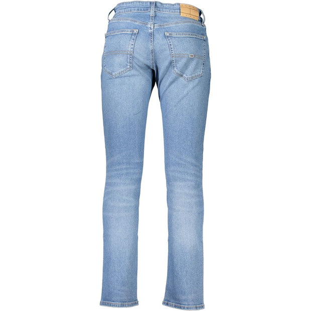 Light Blue Cotton Jeans & Pant Tommy Hilfiger