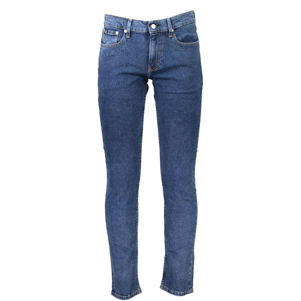 Blue Cotton Jeans & Pant Calvin Klein