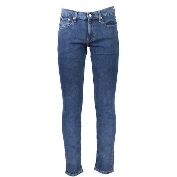 Blue Cotton Jeans & Pant Calvin Klein