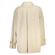 Beige Cotton Jackets & Coat Tommy Hilfiger