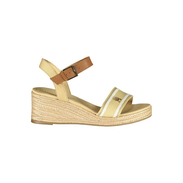 Beige Polyester Sandal Tommy Hilfiger