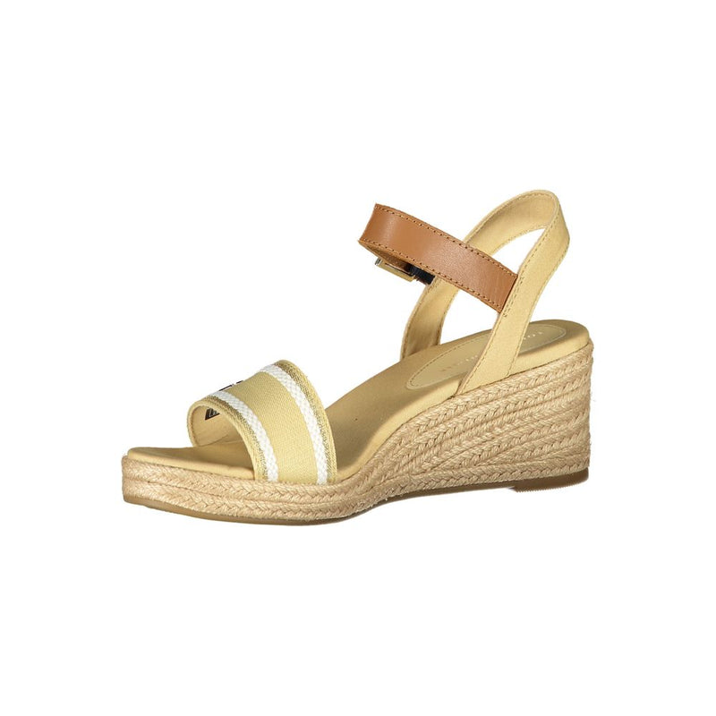 Beige Polyester Sandal Tommy Hilfiger