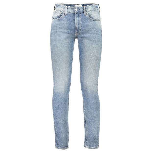 Blue Cotton Jeans & Pant Calvin Klein