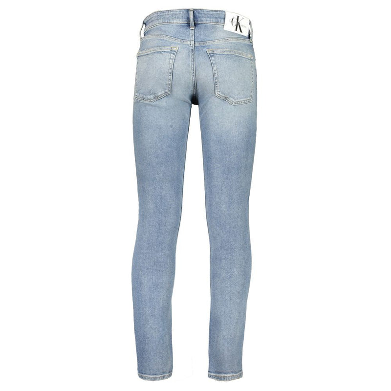 Blue Cotton Jeans & Pant Calvin Klein