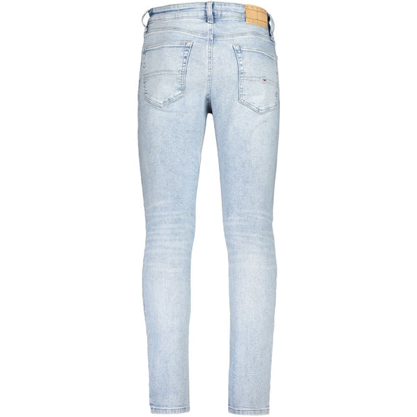 Light Blue Cotton Jeans & Pant Tommy Hilfiger