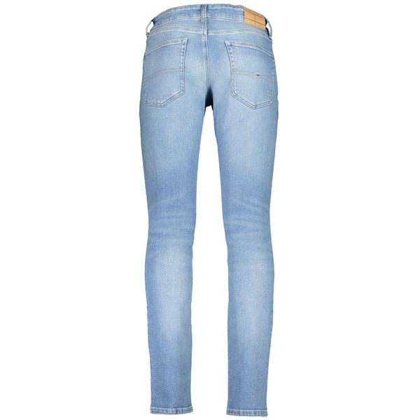 Light Blue Cotton Jeans & Pant Tommy Hilfiger