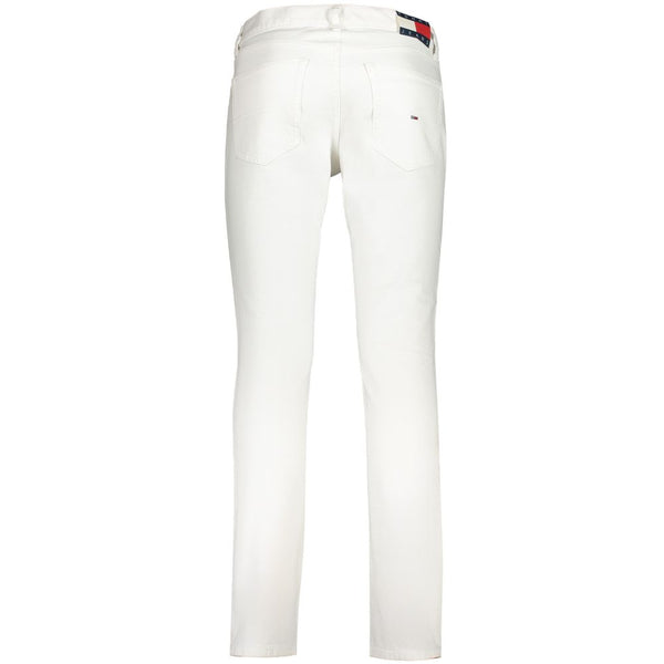 White Cotton Jeans & Pant Tommy Hilfiger