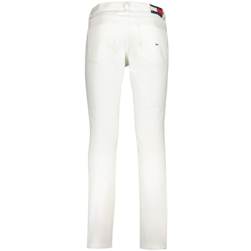 White Cotton Jeans & Pant Tommy Hilfiger