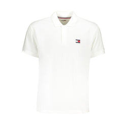 White Cotton Polo Shirt Tommy Hilfiger