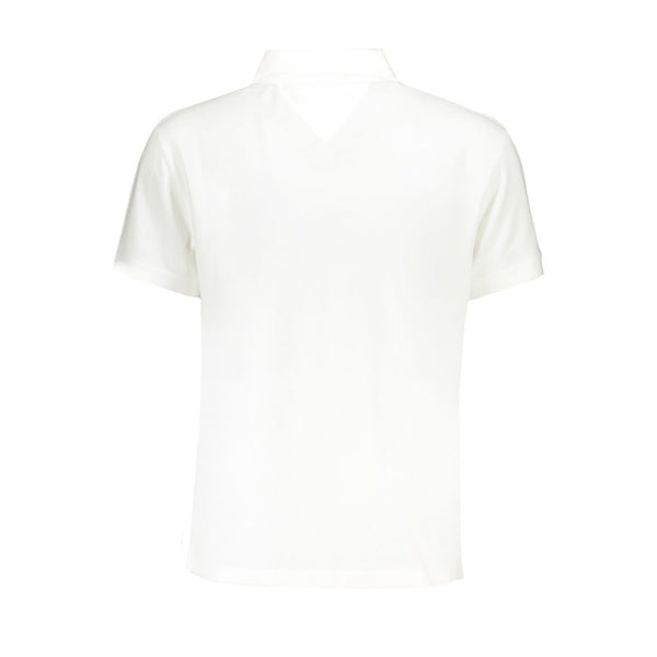 White Cotton Polo Shirt Tommy Hilfiger