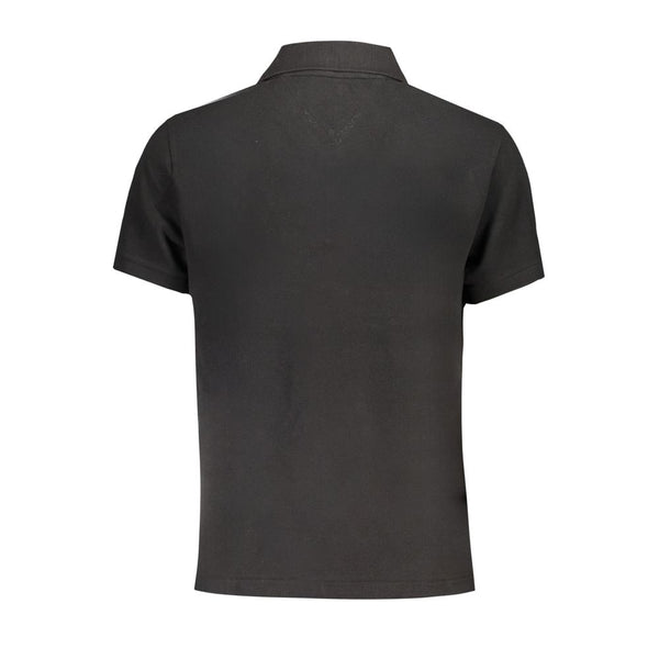 Black Cotton Polo Shirt Tommy Hilfiger