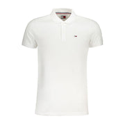 White Cotton Polo Shirt Tommy Hilfiger