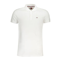 White Cotton Polo Shirt Tommy Hilfiger