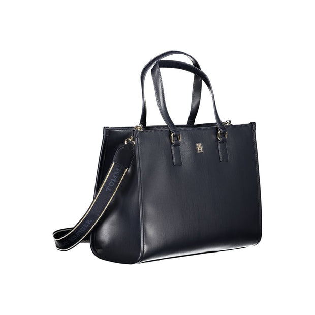 Blue Polyethylene Handbag Tommy Hilfiger