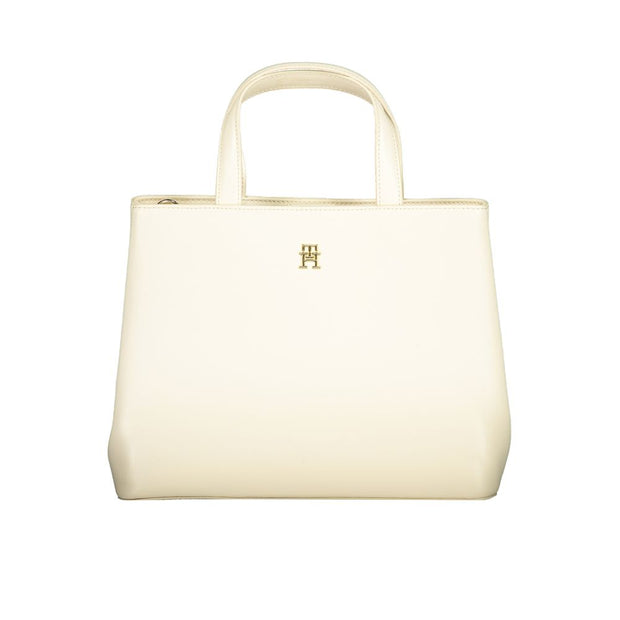 Beige Polyethylene Handbag Tommy Hilfiger